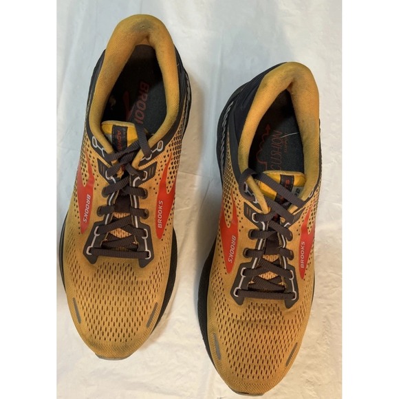 Brooks Adrenaline GTS 22 Men\'s Road Running Shoe in the orange pearl M Sz9 W10.5 main image 5